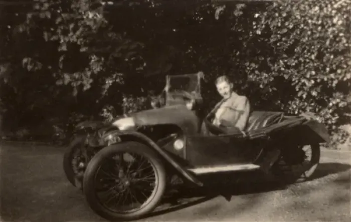 Framed Print : Small three-wheeled car Framed Print : Small three-wheeled car