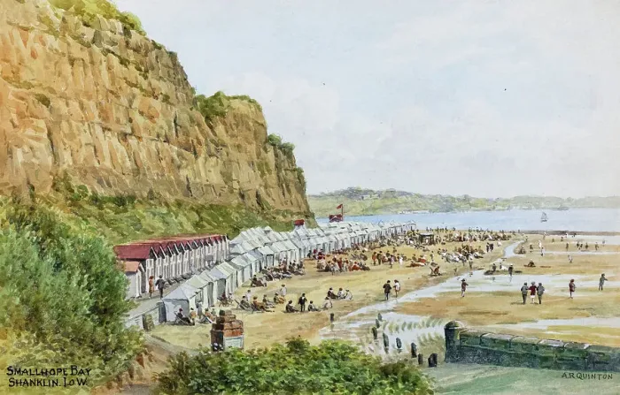 Framed Print : Smallhope Bay, Shanklin, Isle of Wight Framed Print : Smallhope Bay, Shanklin, Isle of Wight