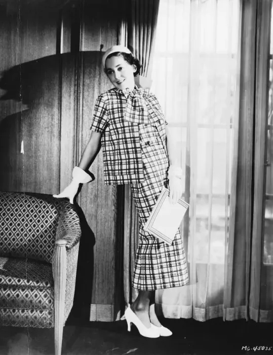 Framed Print : A smart check summer outfit designed by Dolly Tree