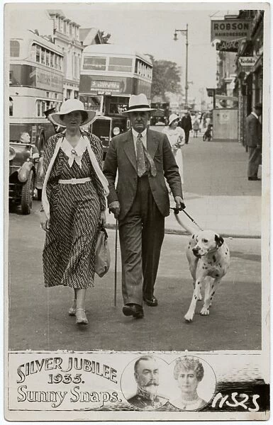 Smart Couple and their Dalmatian - Silver Jubilee