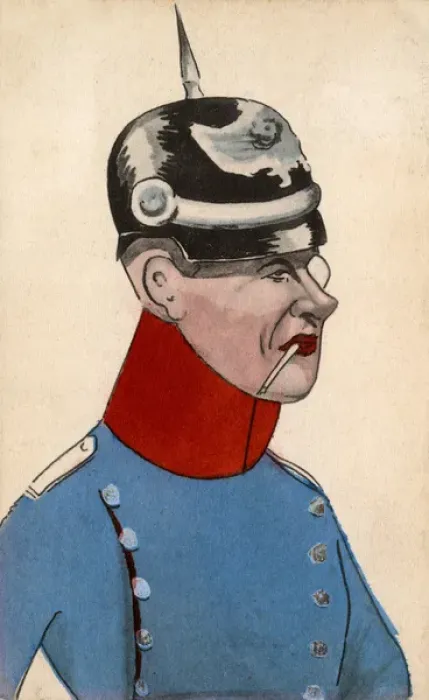 Framed Print : A smart, rather foppish German Military Officer - 1900s Framed Print : A smart, rather foppish German Military Officer - 1900s