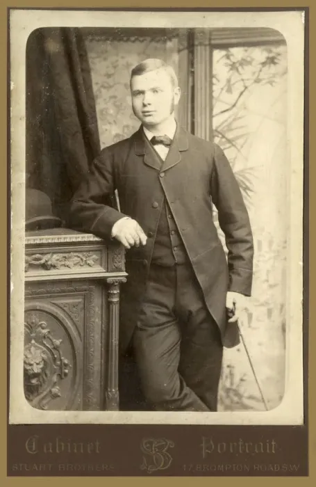 Framed Print : Smart London Gent - Cabinet Photograph Framed Print : Smart London Gent - Cabinet Photograph