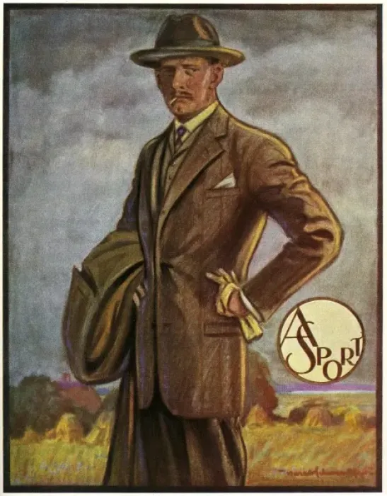 Framed Print : Smart man in a tweed suit Framed Print : Smart man in a tweed suit