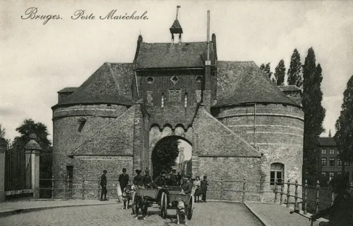 Framed Print : Smedenport City Gate, Bruges, Belgium Framed Print : Smedenport City Gate, Bruges, Belgium