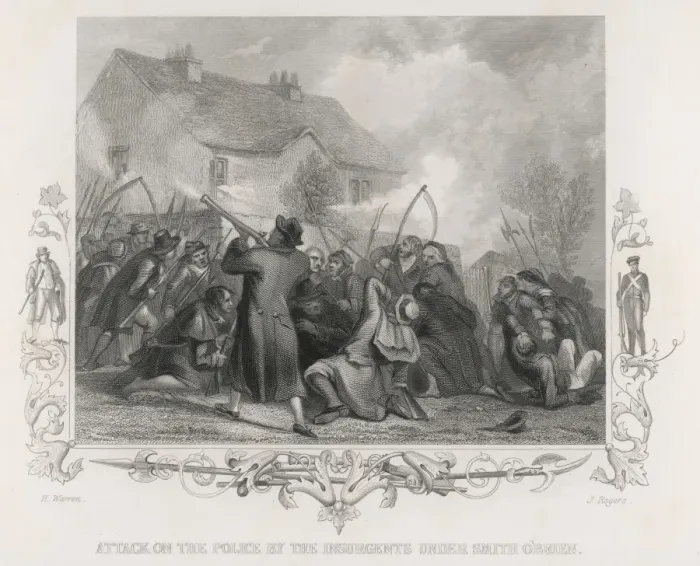 Framed Print : Smith O brien Fights Framed Print : Smith O brien Fights