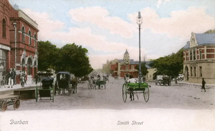 Framed Print : Smith Street, Durban, Natal Province, South Africa Framed Print : Smith Street, Durban, Natal Province, South Africa