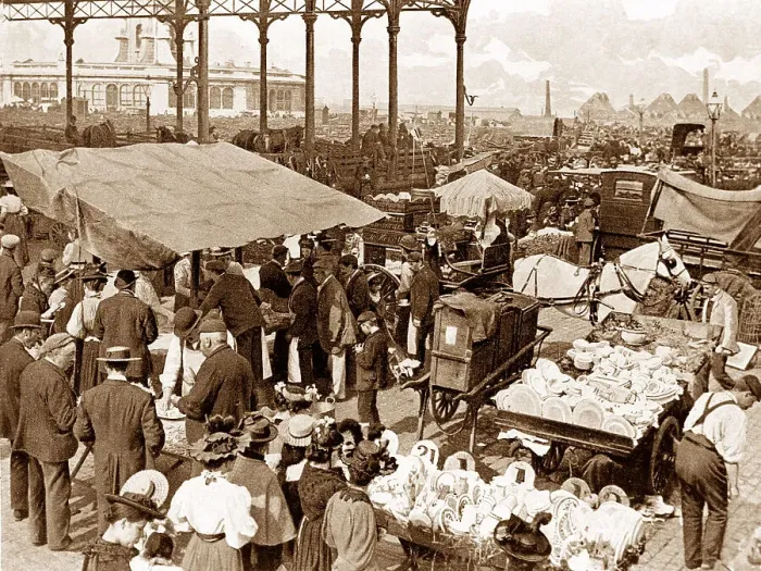 Framed Print : Smithfield Market, Manchester Framed Print : Smithfield Market, Manchester