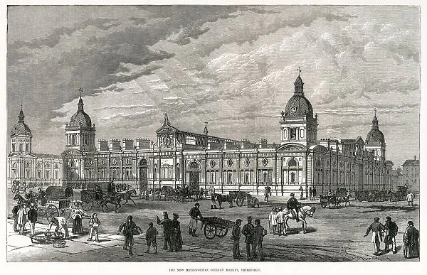 Smithfield Poultry Market, London 1875