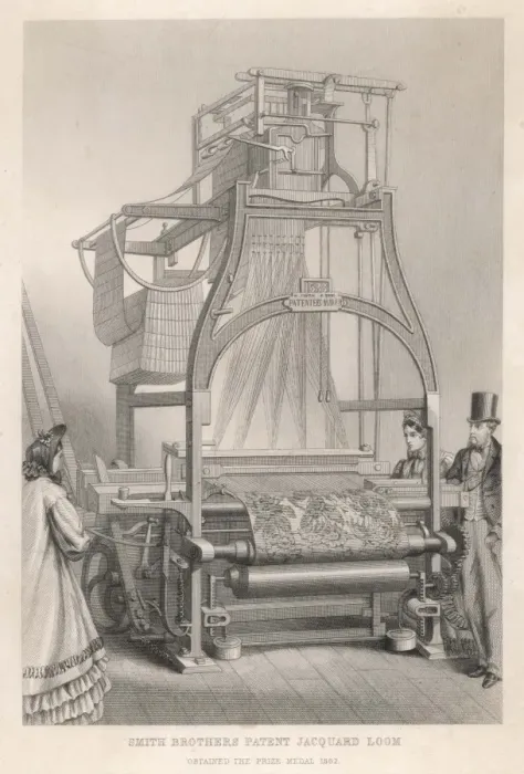 Framed Print : Smiths Jacquard Loom Framed Print : Smiths Jacquard Loom