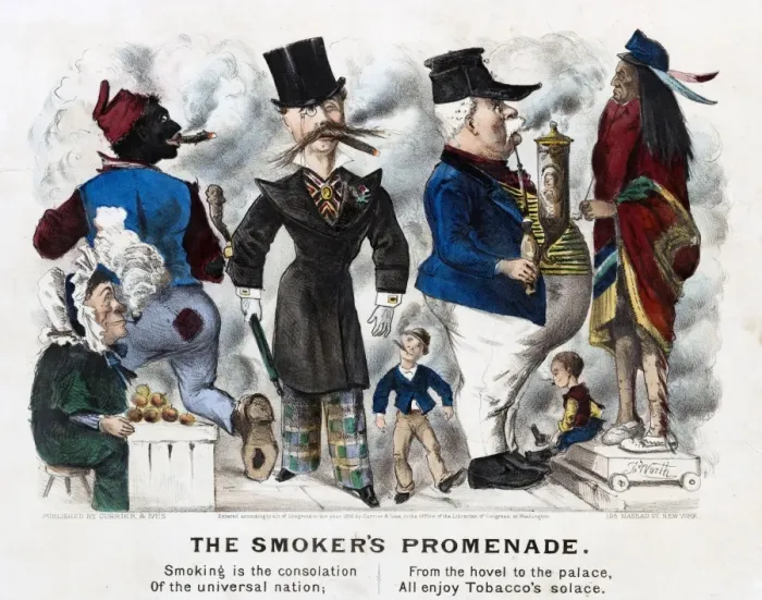 Framed Print : The Smokers Promenade Framed Print : The Smokers Promenade