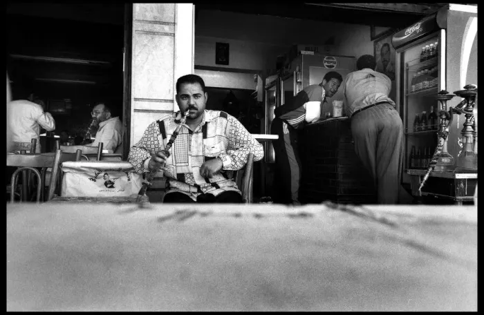 Framed Print : Smoking interior Egyptian cafe, Cairo, Egypt. Date Framed Print : Smoking interior Egyptian cafe, Cairo, Egypt. Date
