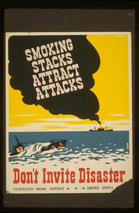 Framed Print : Smoking stacks attract attacks Don t invite disaster Framed Print : Smoking stacks attract attacks Don t invite disaster