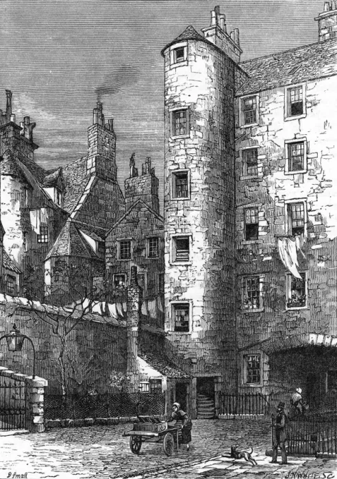 Framed Print : Smollett home Edinburgh Framed Print : Smollett home Edinburgh