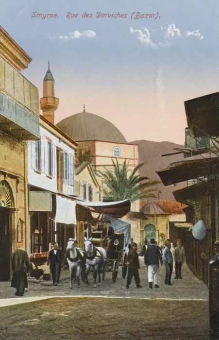Framed Print : Smyrne - Dervish Street - Bazar Framed Print : Smyrne - Dervish Street - Bazar