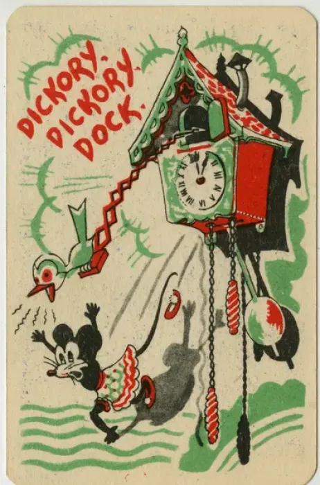 Framed Print : Snap card - Dickory Dickory Dock Framed Print : Snap card - Dickory Dickory Dock