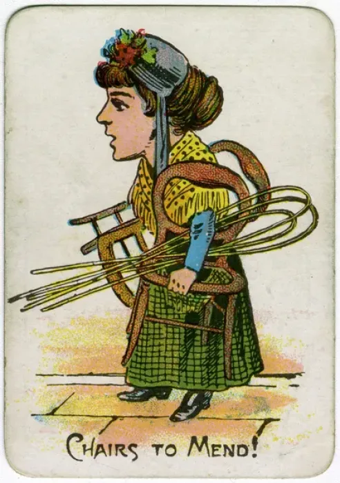 Framed Print : Snap Playing Card - Chairs to Mend Framed Print : Snap Playing Card - Chairs to Mend