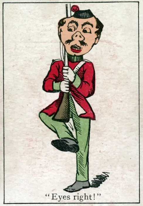 Framed Print : Snap Playing Card - Soldier marching Framed Print : Snap Playing Card - Soldier marching