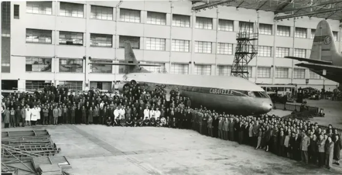 Framed Print : SNCASE later Sud-Aviation SE210 Caravelle first prototyp? Framed Print : SNCASE later Sud-Aviation SE210 Caravelle first prototyp?
