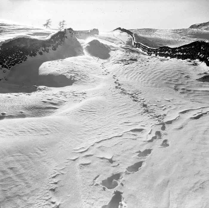 Framed Print : Snow covered mountains and hills Framed Print : Snow covered mountains and hills