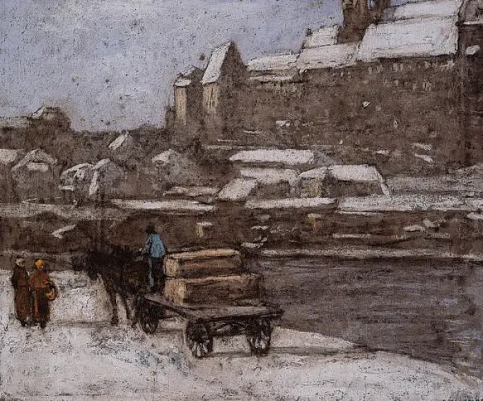 Framed Print : Snow-covered Roofs Framed Print : Snow-covered Roofs