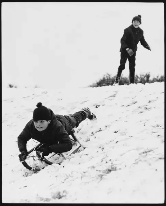 Framed Print : Snow Games 1960S Framed Print : Snow Games 1960S