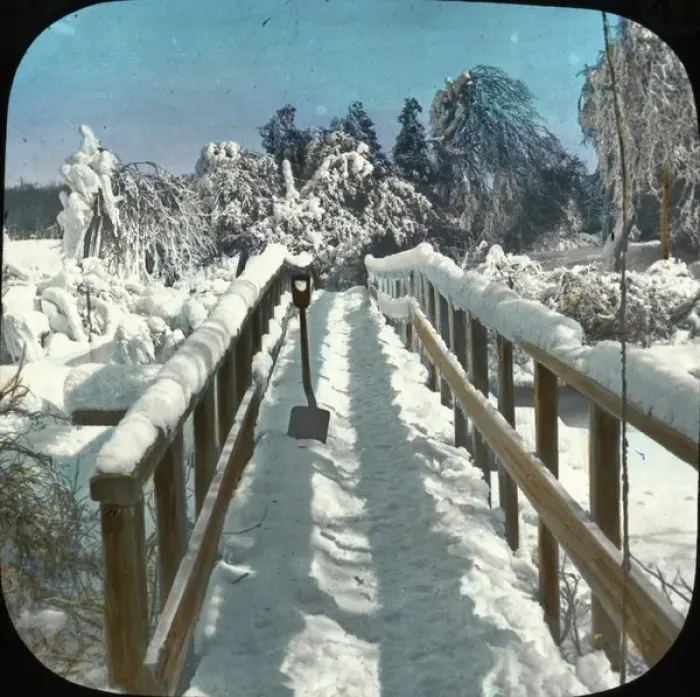 Framed Print : Snow in Prospect Park, Niagara, NY State, USA Framed Print : Snow in Prospect Park, Niagara, NY State, USA