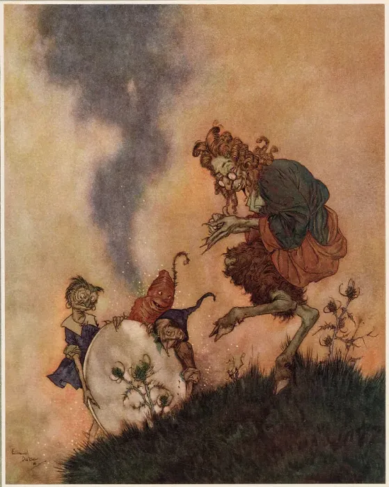 Framed Print : The Snow Queen - Edmund Dulac