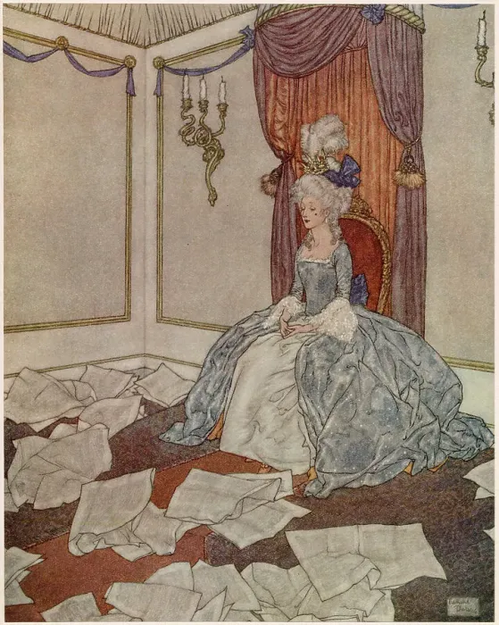 Framed Print : The Snow Queen - Edmund Dulac Framed Print : The Snow Queen - Edmund Dulac