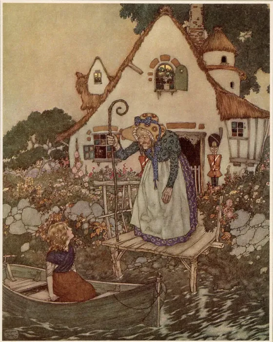 Framed Print : The Snow Queen - Edmund Dulac Framed Print : The Snow Queen - Edmund Dulac