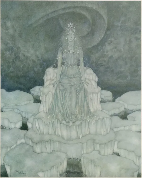 Framed Print : The Snow Queen - Edmund Dulac
