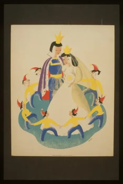 Framed Print : Snow White and the seven dwarfs Framed Print : Snow White and the seven dwarfs