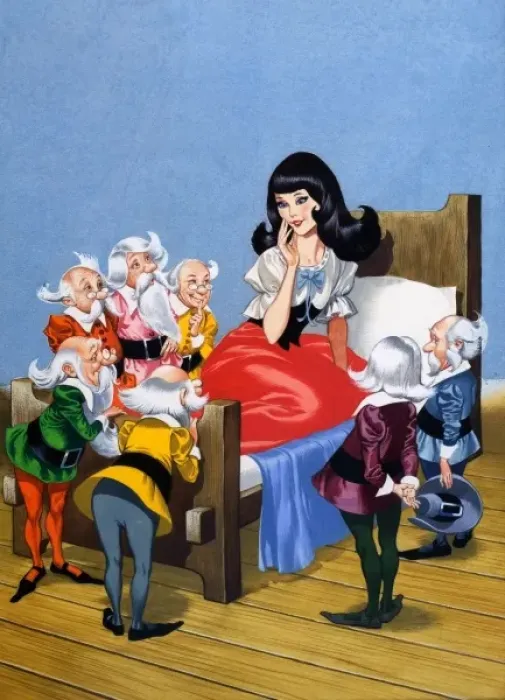 Framed Print : Snow-White and the Seven Dwarfs Framed Print : Snow-White and the Seven Dwarfs