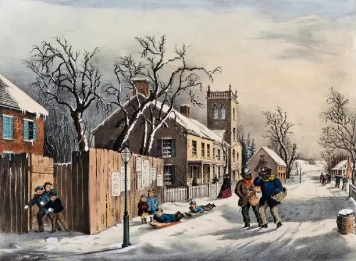 Framed Print : Snowball Ambush