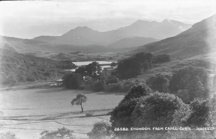 Framed Print : Snowdon from Capel Curig Framed Print : Snowdon from Capel Curig