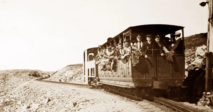 Framed Print : Snowdon Mountain Railway, early 1900s Framed Print : Snowdon Mountain Railway, early 1900s