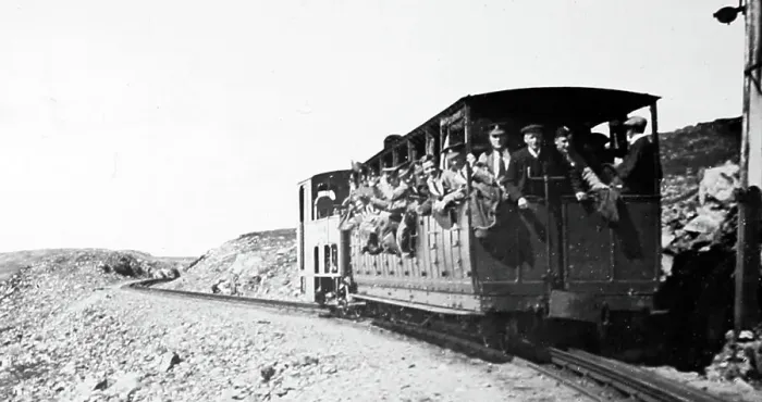 Framed Print : Snowdon Mountain Railway, early 1900s Framed Print : Snowdon Mountain Railway, early 1900s