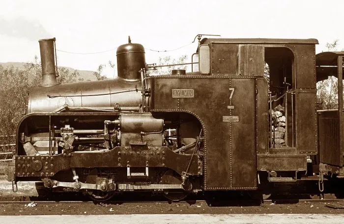 Framed Print : Snowdon Mountain Railway Locomotive No. 7 Victorian period Framed Print : Snowdon Mountain Railway Locomotive No. 7 Victorian period