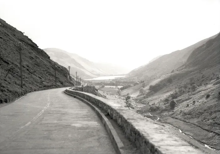 Framed Print : Snowdonia National Park, North Wales - Road and River