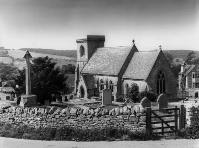 Framed Print : Snowshill Church