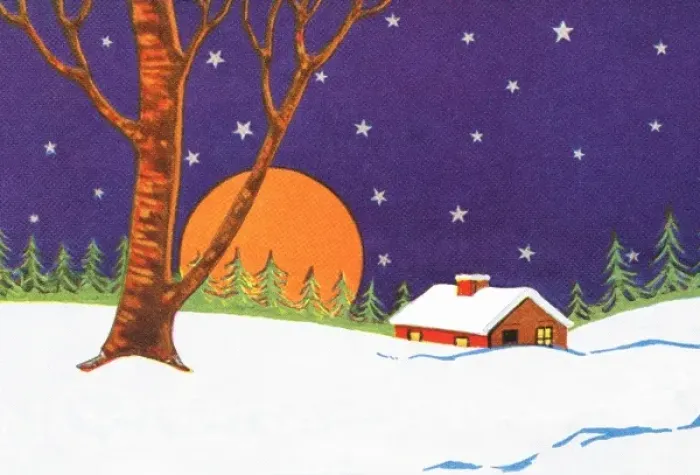 Framed Print : Snowy landscape Framed Print : Snowy landscape