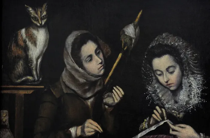 Framed Print : The so-called El Greco Family ascribed to Theotocopuli