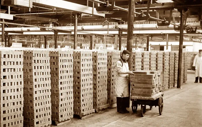 Framed Print : Soap stacked to dry, Port Sunlight, Wirral Framed Print : Soap stacked to dry, Port Sunlight, Wirral