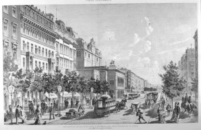 Framed Print : Social / Austria 1878 Framed Print : Social / Austria 1878