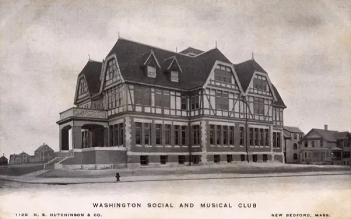 Framed Print : Social Club building, New Bedford, Massachusetts, USA Framed Print : Social Club building, New Bedford, Massachusetts, USA