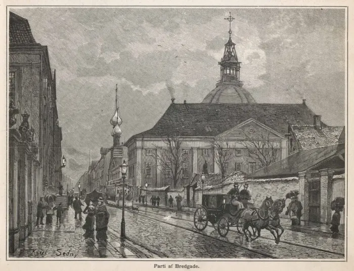 Framed Print : Social / Copenhagen Rainy Framed Print : Social / Copenhagen Rainy