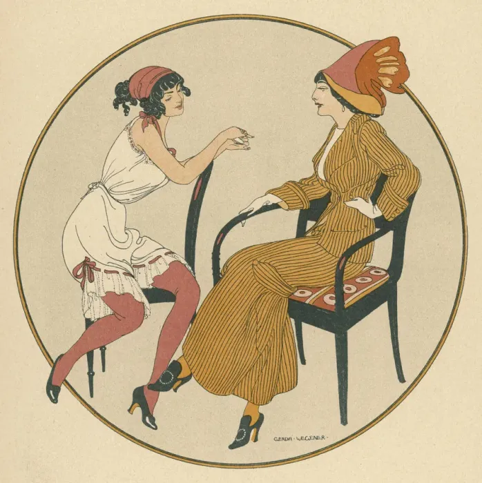 Framed Print : Social - Danish Women 1913 Framed Print : Social - Danish Women 1913