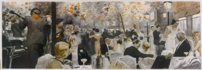 Framed Print : Social / Eating out 1933 Framed Print : Social / Eating out 1933