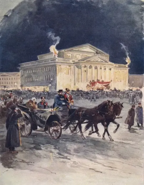 Framed Print : Social / Gala Opera 1913 Framed Print : Social / Gala Opera 1913