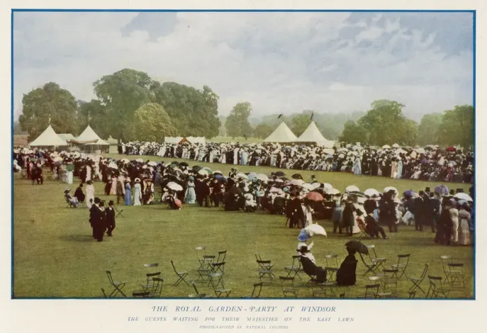 Framed Print : SOCIAL / GARDEN PARTY 1912 Framed Print : SOCIAL / GARDEN PARTY 1912