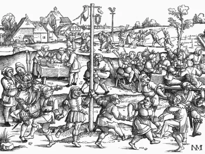 Framed Print : Social / Germany / Fete, C16 Framed Print : Social / Germany / Fete, C16